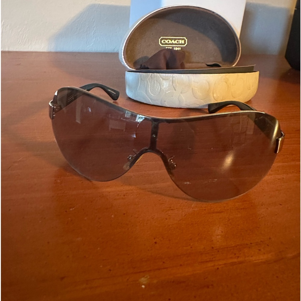 coach frameless sunglasses